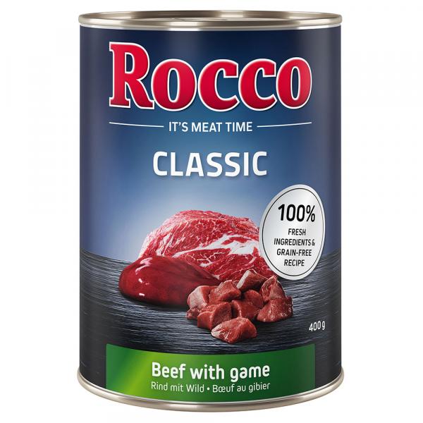 Rocco Classic, 6 x 400 g - Wołowina i dziczyzna