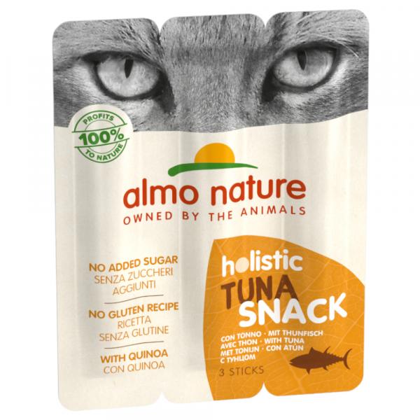 Almo Nature Holistic Snack Cat - Tuńczyk, 3 x 15 g