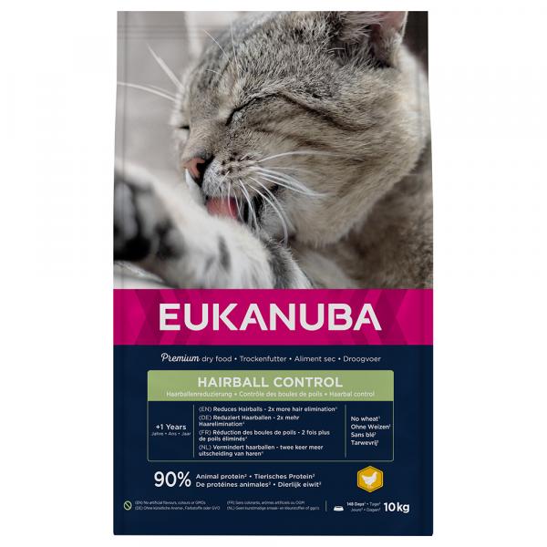 Eukanuba Hairball Control Adult - 10 kg