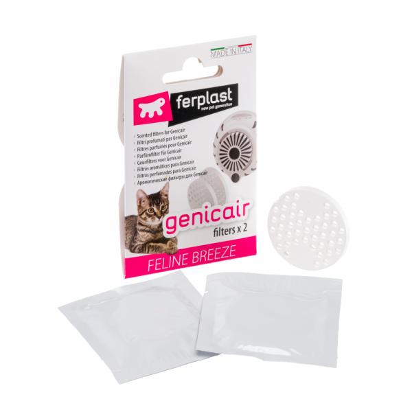 Ferplast elektroniczny pochłaniacz zapachów Genicair - Wymienny filtr (4 sztuki)