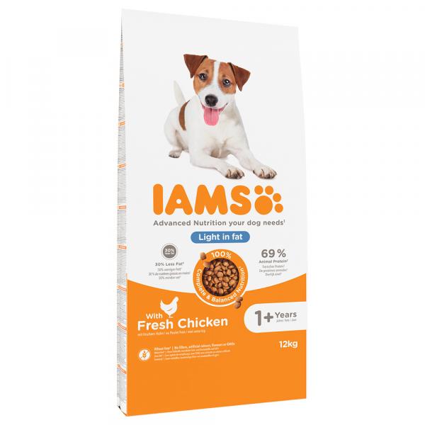 10 + 2 kg gratis! IAMS Advanced Nutrition, karma sucha dla psa, 12 kg - Weight Control, kurczak
