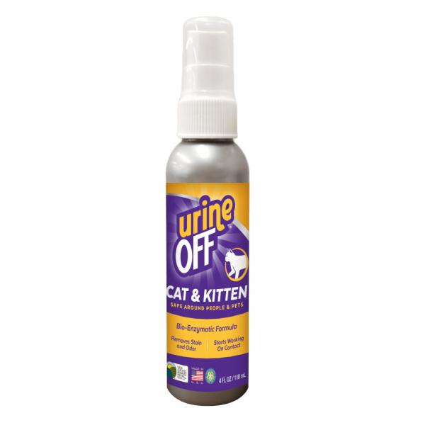 Urine Off, odplamiacz i odświeżacz, dla kotów - 118 ml