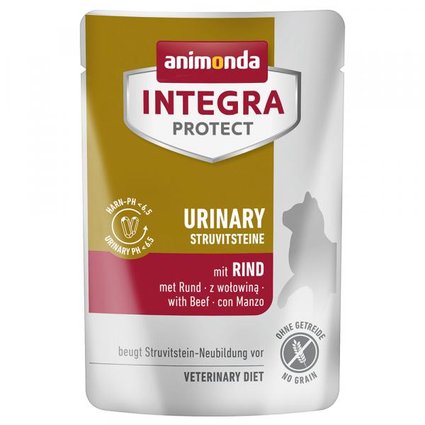 Megapakiet animonda Integra Protect Adult Urinary, kamienie nerkowe, 48 x 85 g - Wołowina