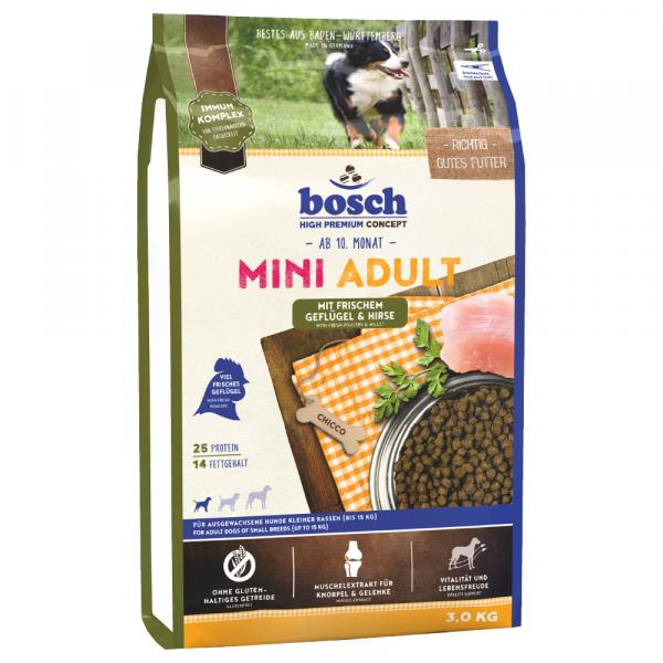 Bosch Adult Mini Poultry & Millet, drób i proso - 2 x 3 kg