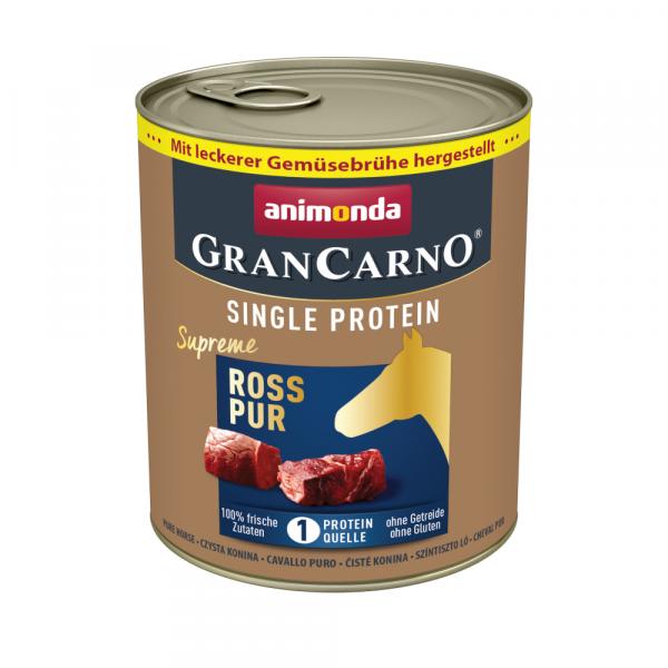 Animonda GranCarno Adult Single Protein Supreme, 6 x 800 g - Konina