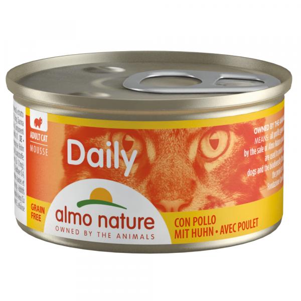 Korzystny pakiet Almo Nature Daily Menu, 12 x 85 g - Mus z kurczakiem