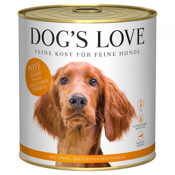 Dog's Love Adult 6 x 800 g - Indyk