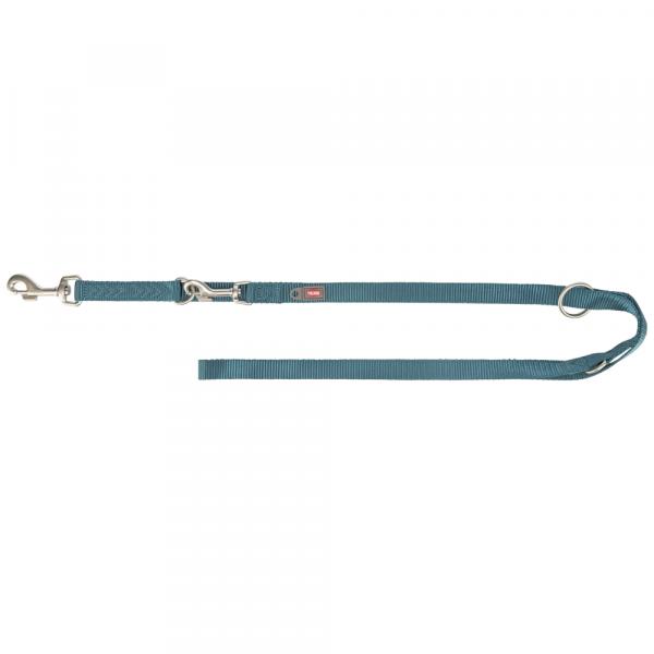 Trixie Premium smycz przedłużająca, petrol - Rozmiar XS - S (dł. x szer.): 200 cm x 15 mm