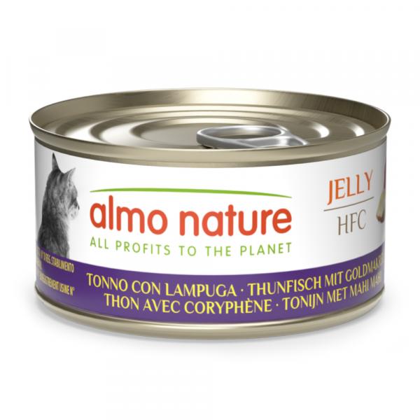 Korzystny pakiet Almo Nature HFC w galarecie, 24 x 70 g - Tuńczyk ze złotą makrelą