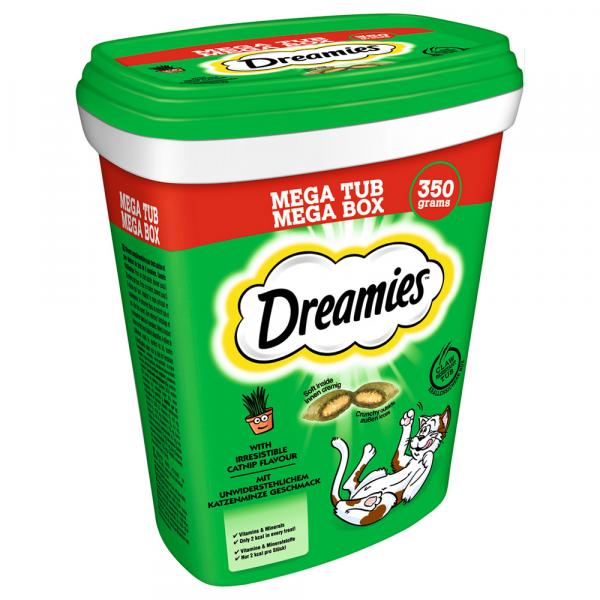 Dreamies Megatub przysmaki dla kota - Kocimiętka, 350 g