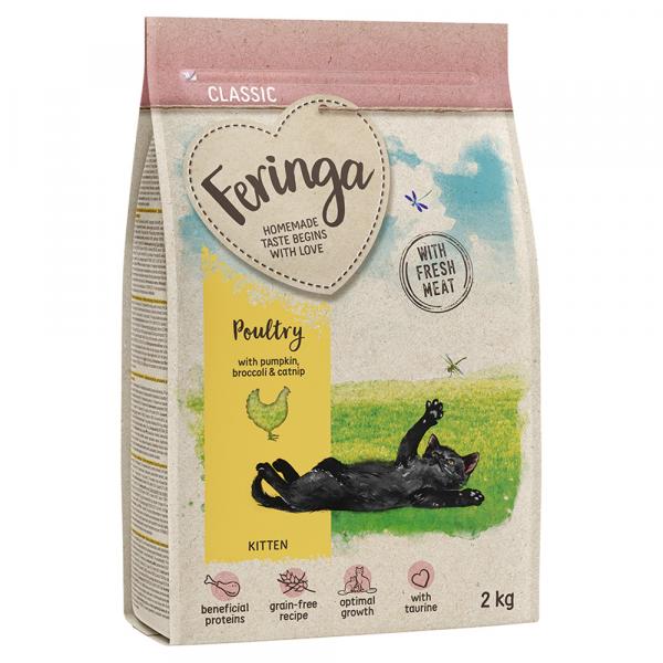 15% taniej! Feringa, karma sucha dla kota, 2 kg - Kitten Classic, drób