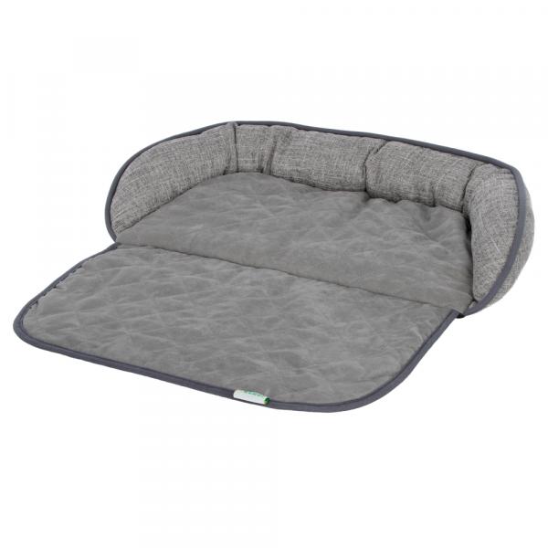 Kerbl Pet poduszka na kanapę Emalia, szara - Dł. x szer. x wys.: 60 x 40 x 12 cm