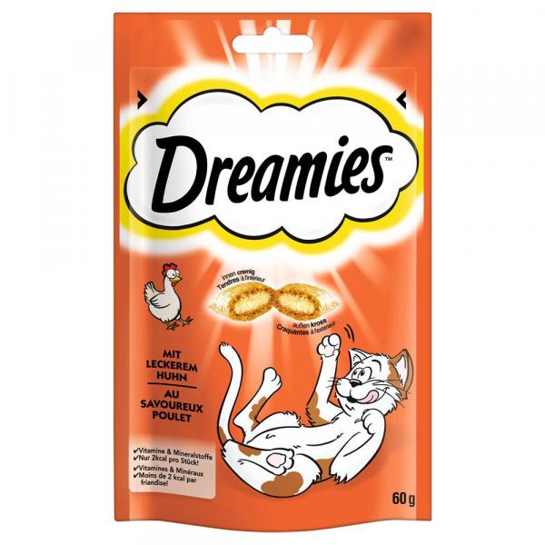 Dreamies przysmaki dla kota - Kurczak, 4 x 60 g