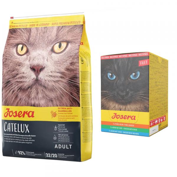 Zestaw: 10 kg Josera + Josera Filet, saszetki, 6 x 70 g w super cenie! - Catelux, 10 kg