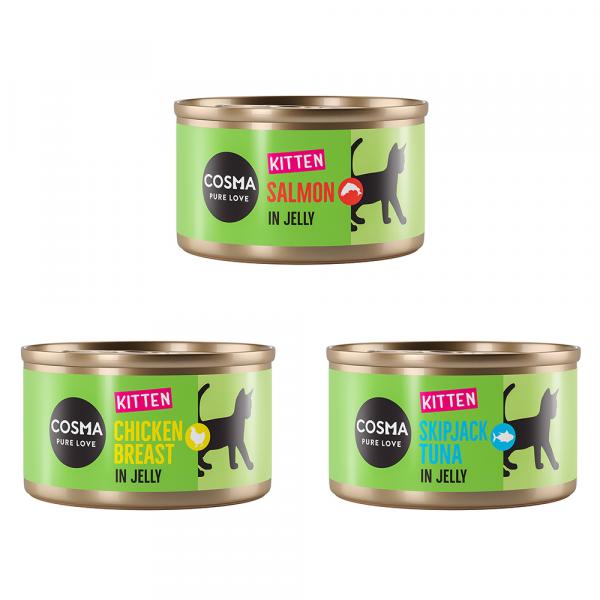 Cosma Original Kitten, 12 x 85 g - Pakiet mieszany