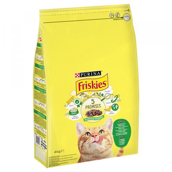 Purina Friskies, Królik, kurczak i warzywa - 4 kg