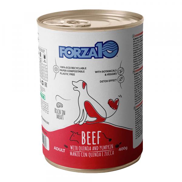 Forza10 Maintenance, wołowina z komosą ryżową - 12 x 400 g