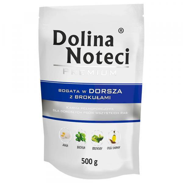 Dolina Noteci Premium w saszetkach, 20 x 500 g - Bogata w dorsza z brokułem