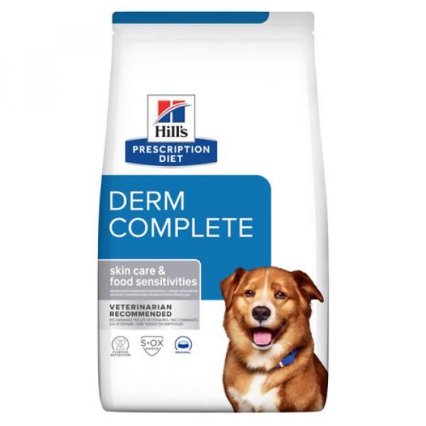 Hill’s Prescription Diet Derm Complete, ryż i jajko - 1,5 kg