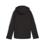 Bluza z kapturem chłopięca Puma EVOSTRIPE FULL-ZIP DK czarna 67919601