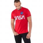 Koszulka męska Alpha Industries NASA REFLECTIVE czerwona 178501-328