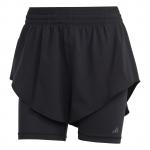 Spodenki damskie adidas Hiit 2in1 czarne HN5555