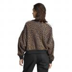Bluza damska adidas LEOPARD brązowa JW7303