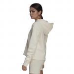 Bluza z kapturem damska adidas Cropped ecru HE6885