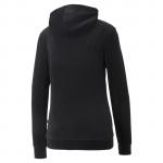 Bluza z kapturem damska Puma ESS+ Velour czarna 67000801