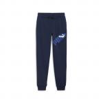 Spodnie dresowe chłopięce Puma POWER GRAPHIC TR CL granatowe 67925714