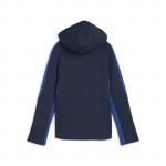 Bluza z kapturem chłopięca Puma EVOSTRIPE FULL-ZIP DK granatowa 67919614