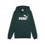 Bluza z kapturem chłopięca Puma ESS NO.1 LOGO TR zielona 68490960