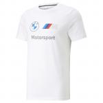 Koszulka męska Puma BMW MMS ESS Logo biała 53814802