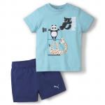 Dres dziecięcy Puma PAW INFANTS SET niebieski 59981549