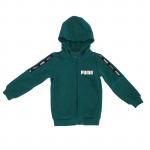 Bluza z kapturem chłopięca Puma Tape zielona 67407313