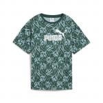 Koszulka damska Puma ESS GRAPHIC RELAXED AOP zielona 68507030
