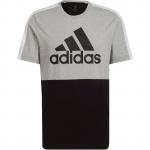 koszulka męska adidas sportswear essentials colorblock single jersey czarna he4334