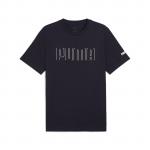 Koszulka męska Puma SPORT GRAPHIC granatowa 68461716