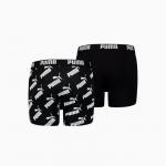 Bokserki chłopięce Puma AOP 2-PACK czarne 93552601