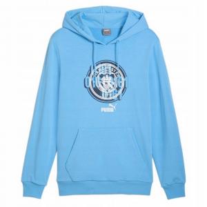 Bluza z kapturem męska Puma MCFC FTBLCULTURE niebieska 77777639