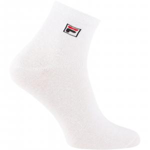 Skarpety unisex Fila QUARTER PLAIN 3-PACK białe F9303-300