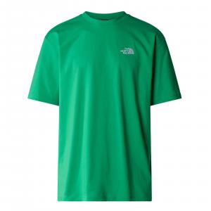 Koszulka męska The North Face S/S ESSENTIAL OVERSIZED zielona NF0A87NRPO8