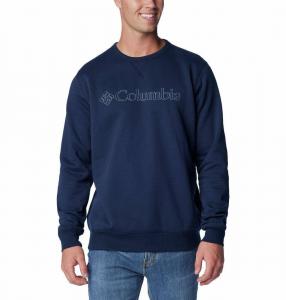 Bluza męska Columbia LOGO FLEECE CREW granatowa 1884931469