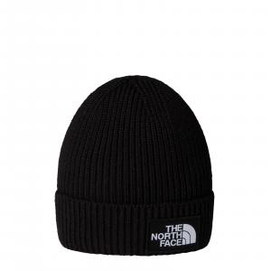 Czapka zimowa dziecięca The North Face LOGO BOX CUFFED czarna NF0A8CGUJK3