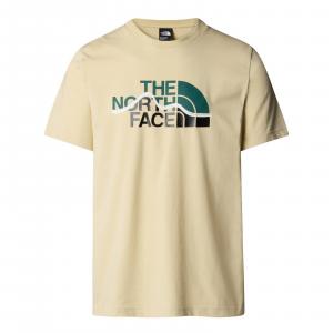 Koszulka męska The North Face MOUNTAIN LINE beżowa NF0A87NT3X4