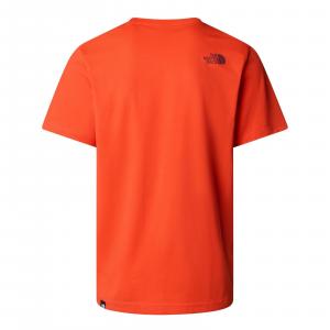 Koszulka męska The North Face S/S EASY czerwona NF0A8A6C7ON