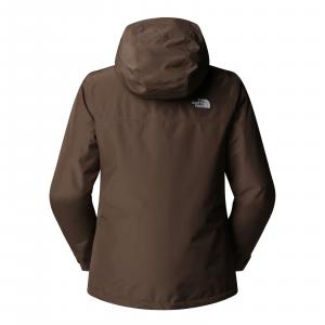 Kurtka z kapturem damska The North Face CARTO MONO TRICLIMATE brązowa NF0A8D3D1OI