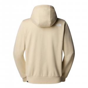 Bluza z kapturem męska The North Face SIMPLE DOME FULL ZIP beżowa NF0A89FD3X4