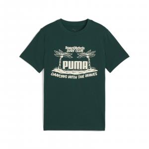 Koszulka chłopięca Puma MID90S GRAPHIC III zielona 68515260