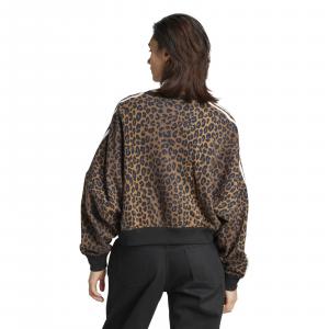 Bluza damska adidas LEOPARD brązowa JW7303